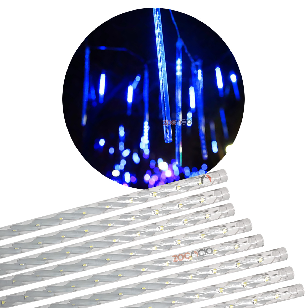 Luces Lluvia De Meteoritos Tubo Led